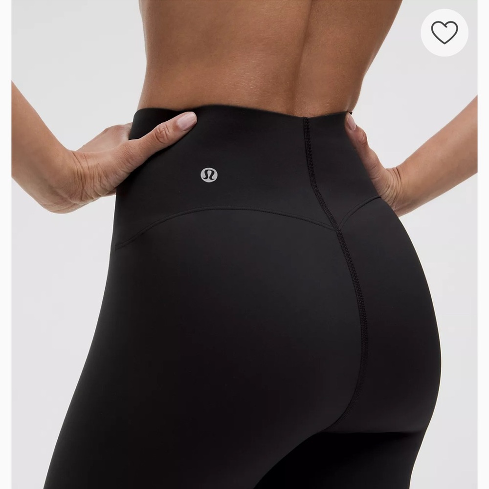 Lululemon Black Glow Up Leggings and Tank Set